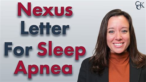 Need A Nexus Letter For A Sleep Apnea Va Claim Here S How To Get One