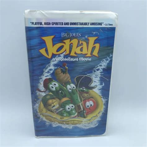 Veggietales Jonah A Veggietales Movie Clamshell Vhs Video Tape