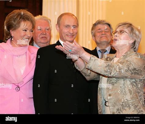 St Petersburg Governor Valentina Matviyenko Russian President Vladimir