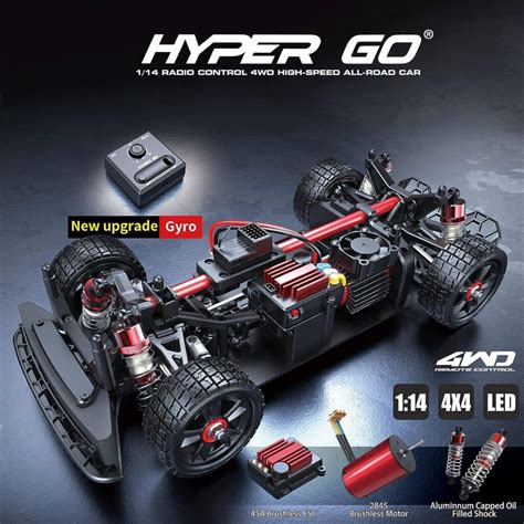 Hyper Go MJX 14302, 1/14 Brushless RC 4WD High Speed Off-Road Drift Car ...