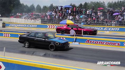 Tsuru GSR 2000 Vs Challenger Hellcat Arrancones Pegaso Febrero 2019