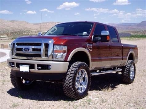 Red Lifted Ford F 250 Truck Trucks And Cars