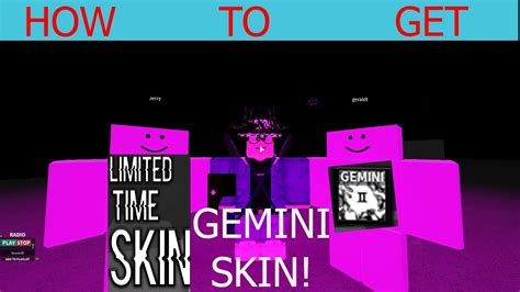 How To Get The Gemini Skin In Roblox Parkour At Lawrence Hines Blog