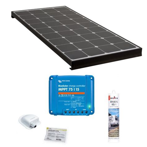 Pack ANTARION BLACK BOOSTER Panneau Solaire 140W Régulateur solaire