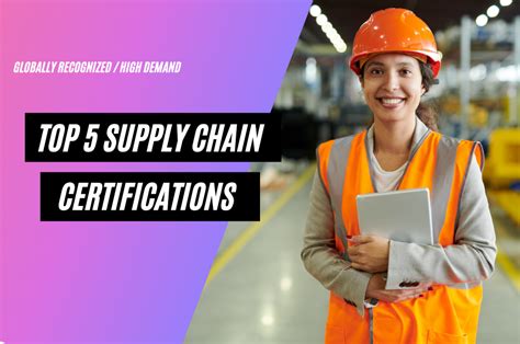 Top 5 Supply Chain Certifications That Are In High Demand Top 5 Certifications