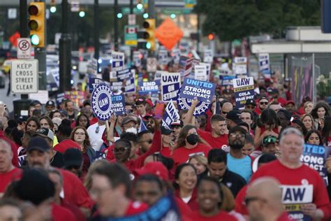 Big Three Auto Giants Face Workers Strike Threatening Economy And 2024