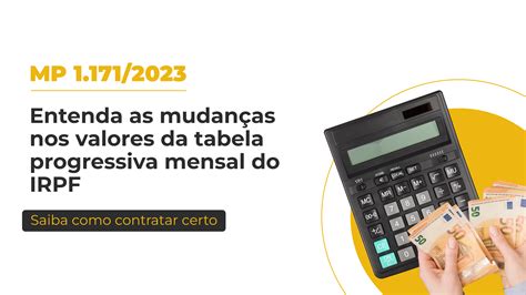 Entenda As Mudanças Nos Valores Da Tabela Progressiva Mensal Do Irpf 2023