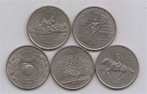 1999 State Quarters Of United States Of America