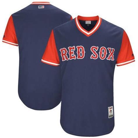 Boston Red Sox Majestic 2017 Players Weekend Authentic Team Jersey Navy Boys Size 52 Blue