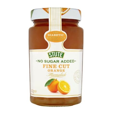 Stute Diabetic Jam Fine Cut Orange Marmalade 430g EXP JUL 2023