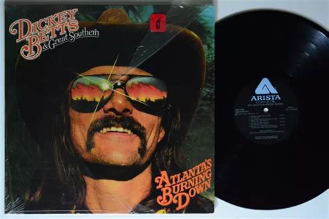 Dickey Betts Great Southern Atlanta S Burning Down Arista Lp Tr S Bon