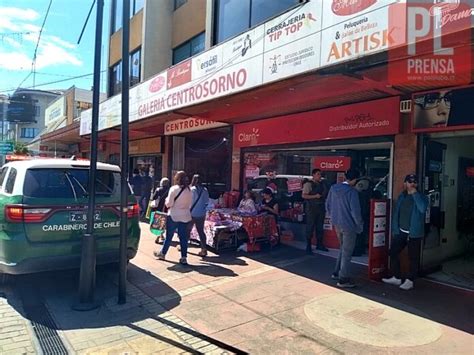 Investigan robo por intimidación en pleno centro de Osorno RadioSago