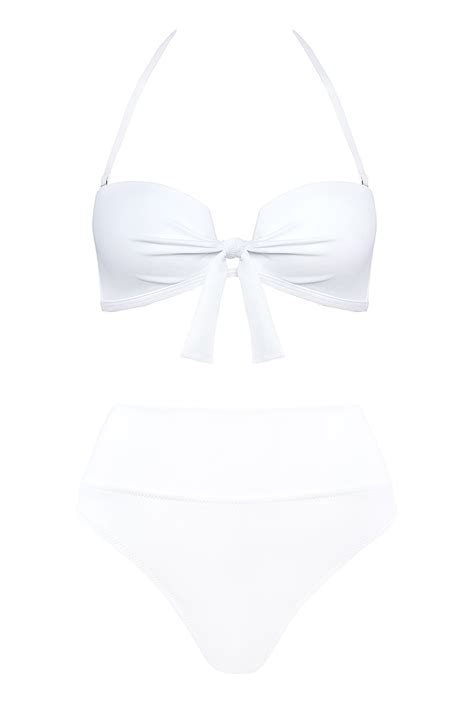 Wi Zane Majtki K Pielowe Od Bikini Bia E Fld B Sklep Feba