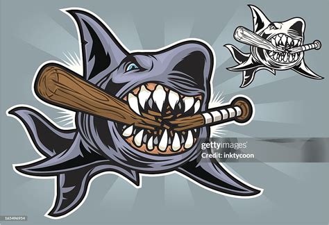 Shark Bite Baseball High Res Vector Graphic Getty Images