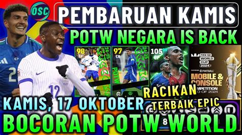 POTW NEGARA IS BACK PEMBARUAN KAMIS 17 OKTOBER RONDE 3 FIFAe WORLD