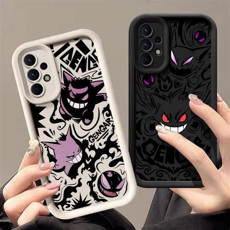 Funda De Pok Mon Anime Gengar Para Samsung Galaxy A55 A35 A13 A54 A53