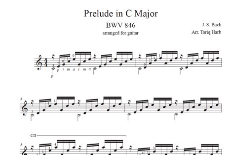 Tariq Harbs Music Bach Prelude In C Major Bwv 846 Arr Harb Online Store Powered By