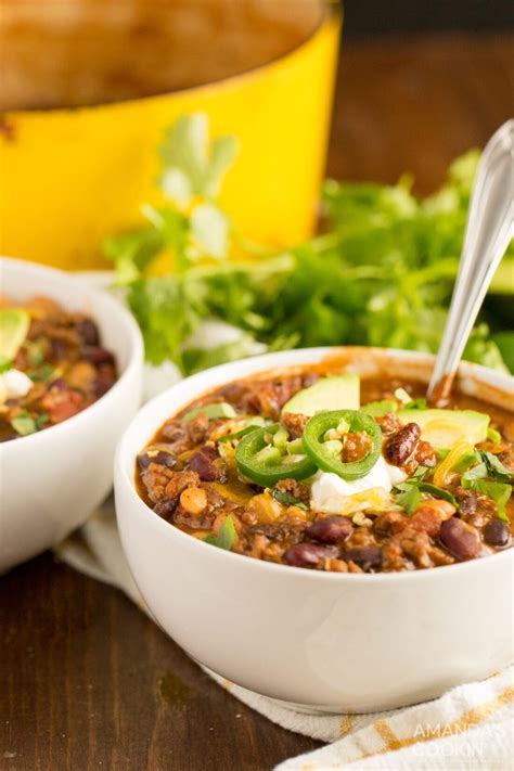 Bean Chili Recipe Amanda S Cookin