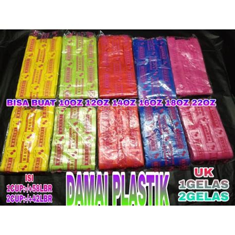 Jual Hd Kantong Plastik KRESEK OZ 1 2 Gelas CUP POICE Kresek