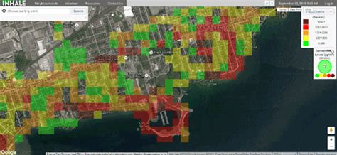 Maps Mania: Toronto's Air Pollution Map