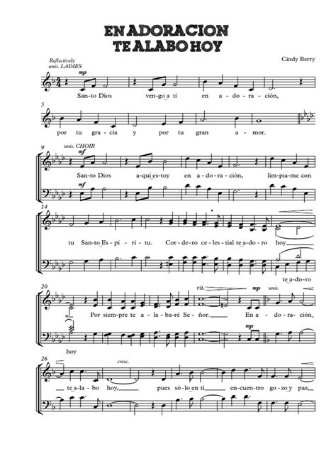 PDF En Adoración Te Alabo Hoy Partitura Completa DOKUMEN TIPS