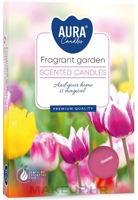 Bispol Aura Fragrant Garden Scented Candles Set čajnih svijeća