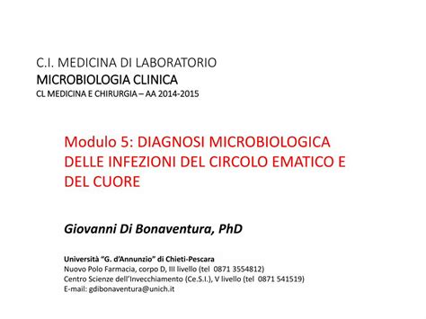 PDF Modulo 5 DIAGNOSI MICROBIOLOGICA DELLE INFEZIONI