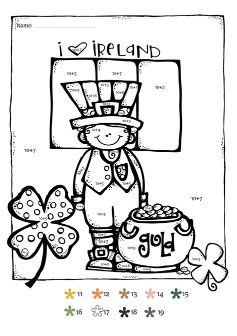 St Patrick S Day Math Worksheets