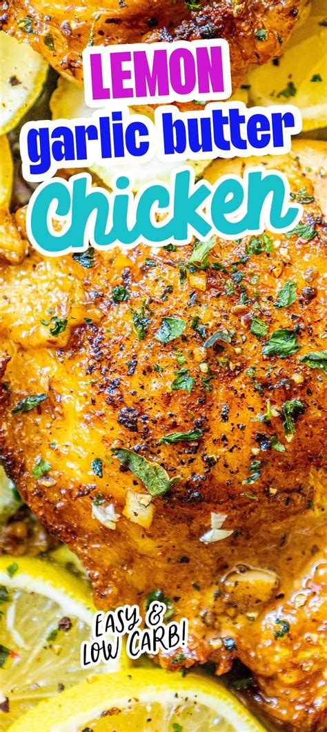 Easy Lemon Garlic Butter Chicken Thighs Recipe Artofit