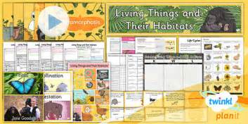 Science Living Things And Their Habitats Year Unit Pack