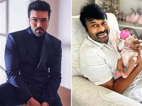 Ram Charan shares a cute pic of father Chiranjeevi and daughter Klin Kaara Konidela on his ...