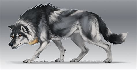 Hunter's wolf form | Anime wolf drawing, Wolf art, Canine art