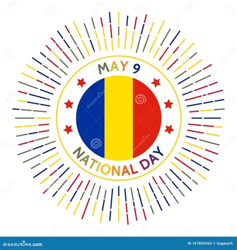 Romania National Day Badge. Stock Vector - Illustration of politics ...