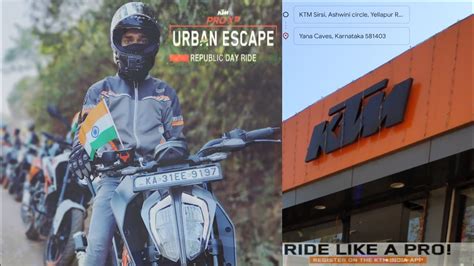 KTM Sirsi Urban Escape Republic Day Ride 2024 Yana Caves Vibhuti