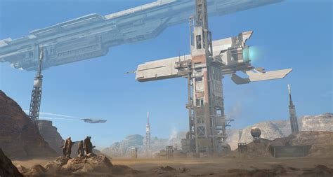 Desert Space Station by FranklinChan on DeviantArt