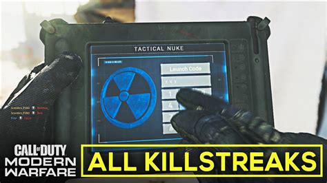 Call Of Duty Modern Warfare Killstreak List Guide