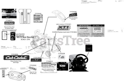 Cub Cadet XT1 LT 42 13AVA1CS056 Cub Cadet 42 XT1 Enduro Lawn