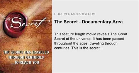 The Secret - Documentary Mania