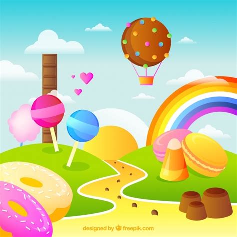 Candy Land Vector At Collection Of Candy Land Vector