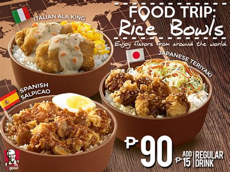 Office Grub 7 Kfc S Food Trip Rice Bowls