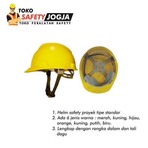 Jual HELM PROYEK SAFETY APD K3 SNI STANDART DAN FASTRACK Shopee Indonesia