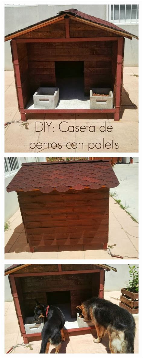 DIY Cómo hacer una caseta de perros con palets x4duros