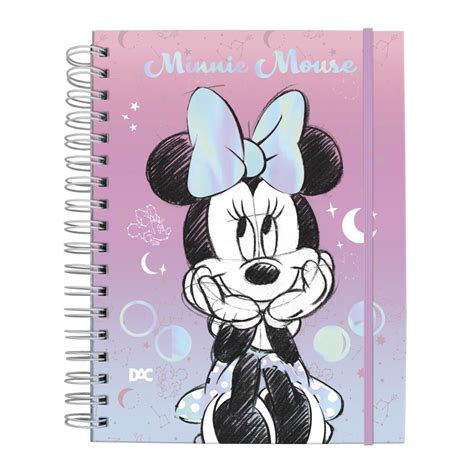 Caderno Universitário Smart Minnie Rosa Azul DAC Star Papelaria Atacado