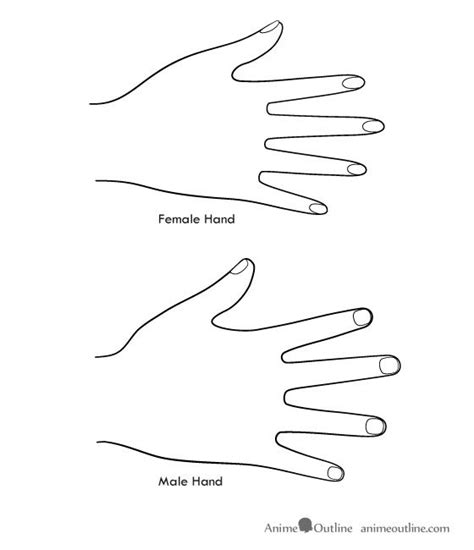 Female Anime Hands Drawing We can start the step by step lesson on how to