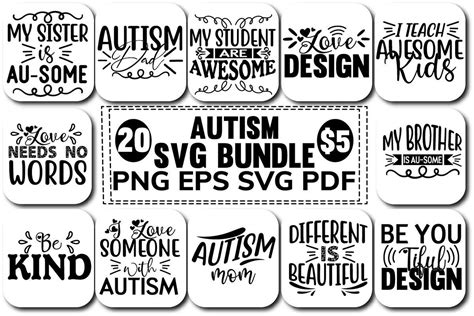 Autism Svg Bundle Bundle · Creative Fabrica