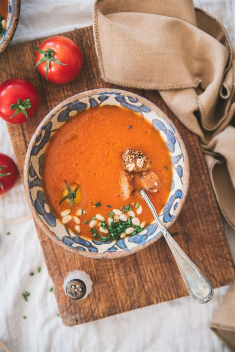 Gaspacho de tomate Recette facile et pleine de fraîcheur