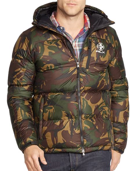 Ralph Lauren Polo Rlx Camo Ripstop Down Jacket In Green For Men Lyst