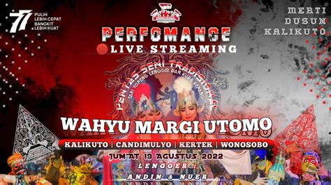 Live Gebyar Seni Tari Topeng Lengger Wahyu Margi Utomo Youtube