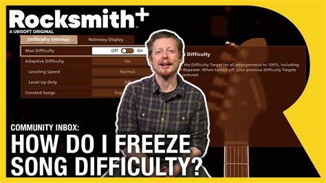 Rocksmith+ | How To Freeze Difficulty Levels