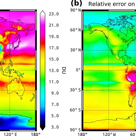 A Yearly Mean Fat Tropospheric Column Derived From Assimilated Ozone